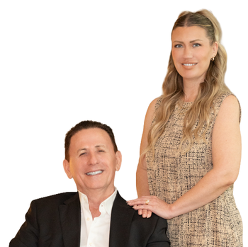 Portrait of Pete and Kim Mustafaraj, REALTORS®.